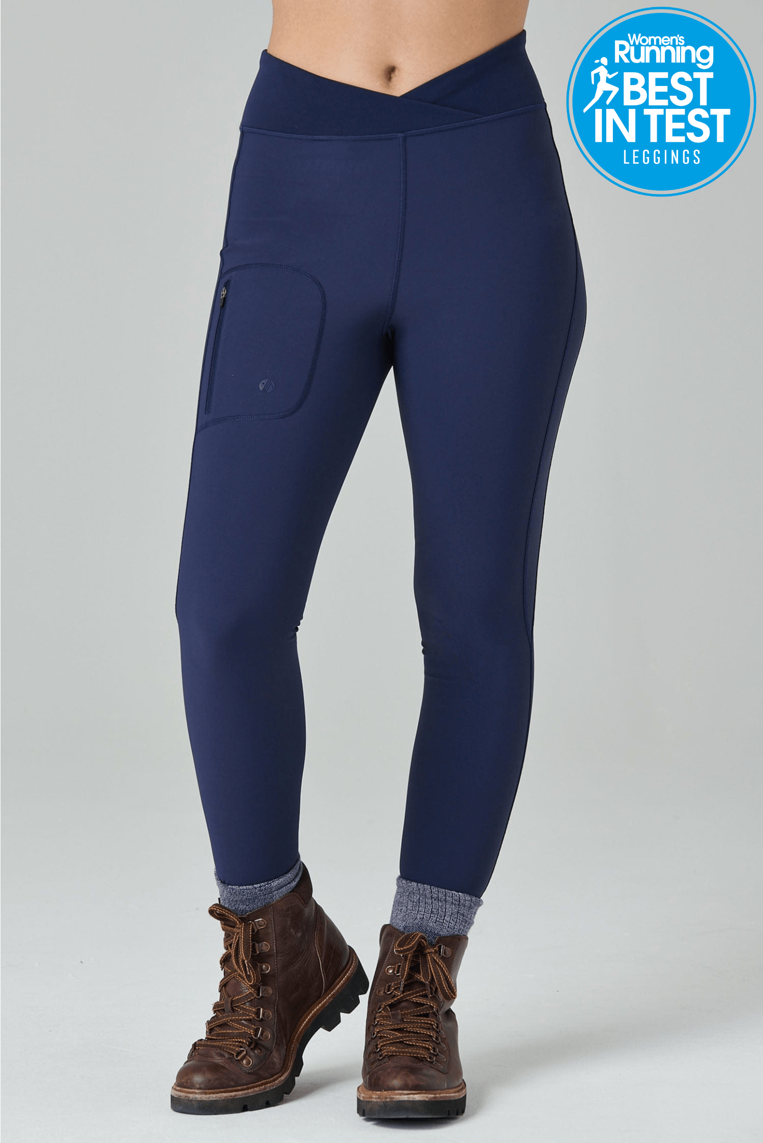 Shower Resistant Softshell Leggings Deep Navy