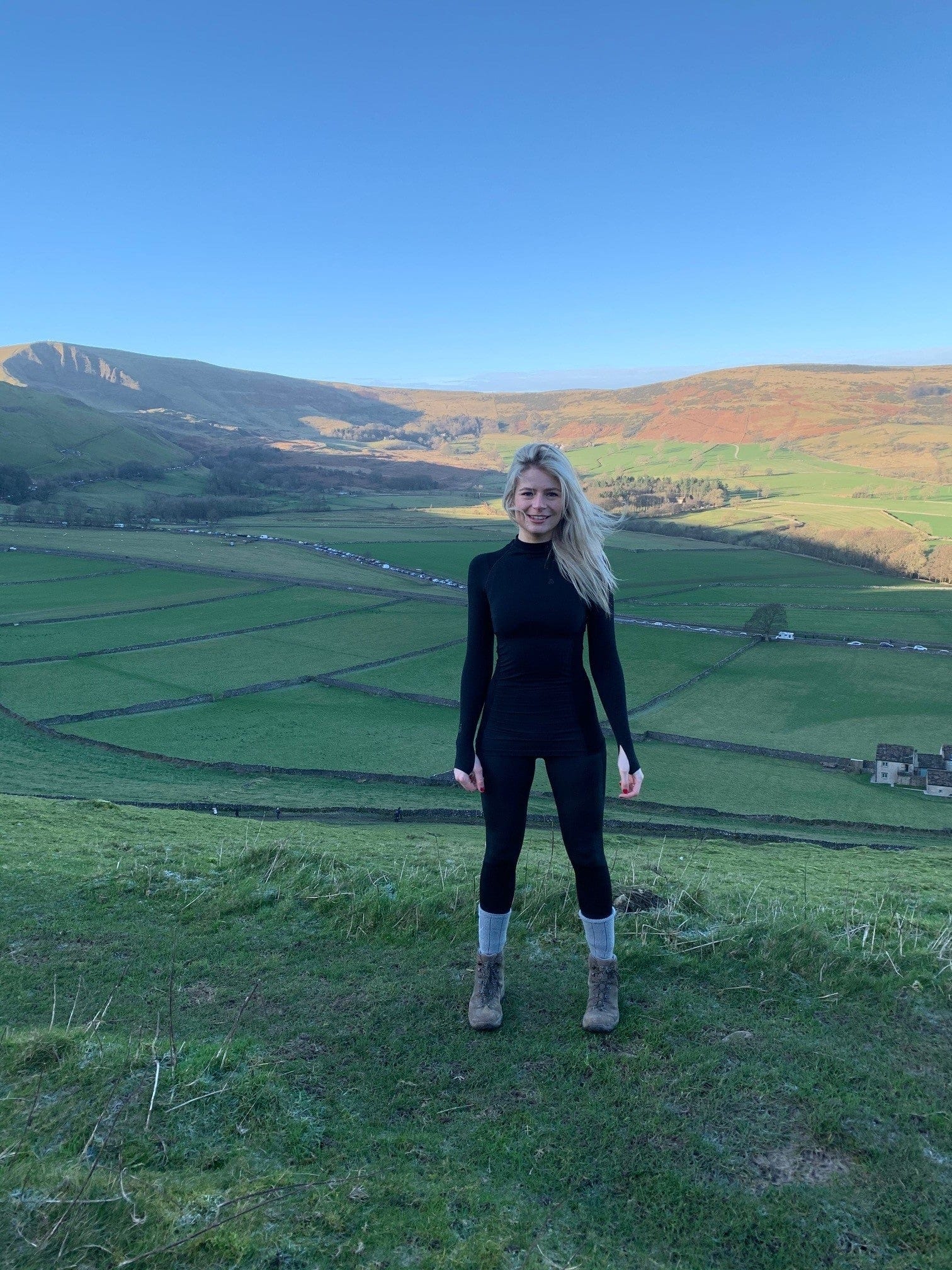 Thermal Seamless Base Layer Tights - Black Base Layer 