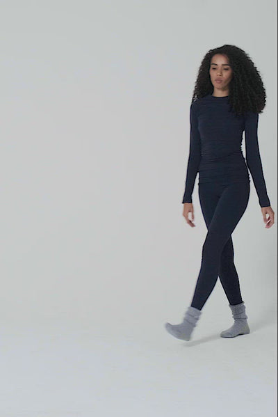 Thermal Seamless Base Layer Tights - Deep Navy Base Layer