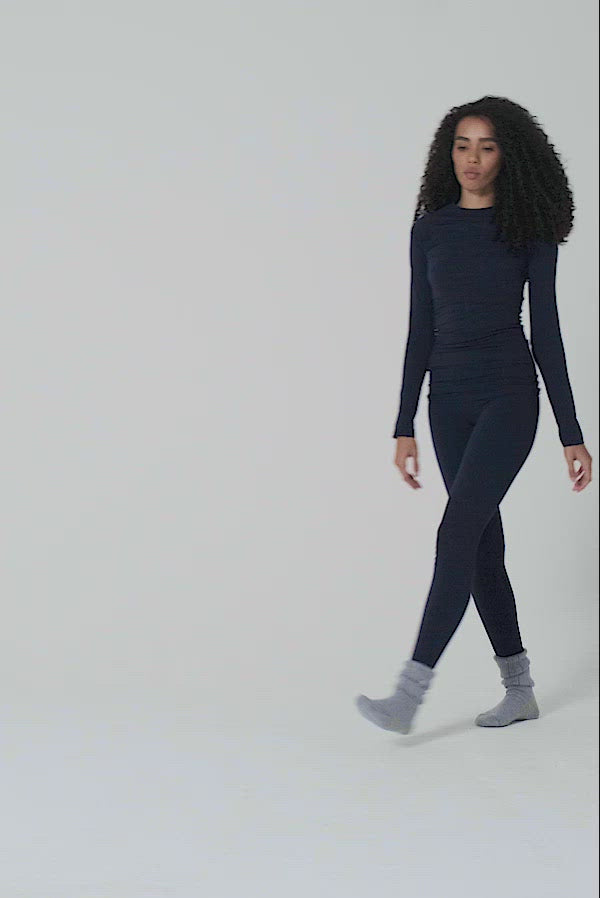 Thermal Seamless Base Layer Tights - Deep Navy Base Layer