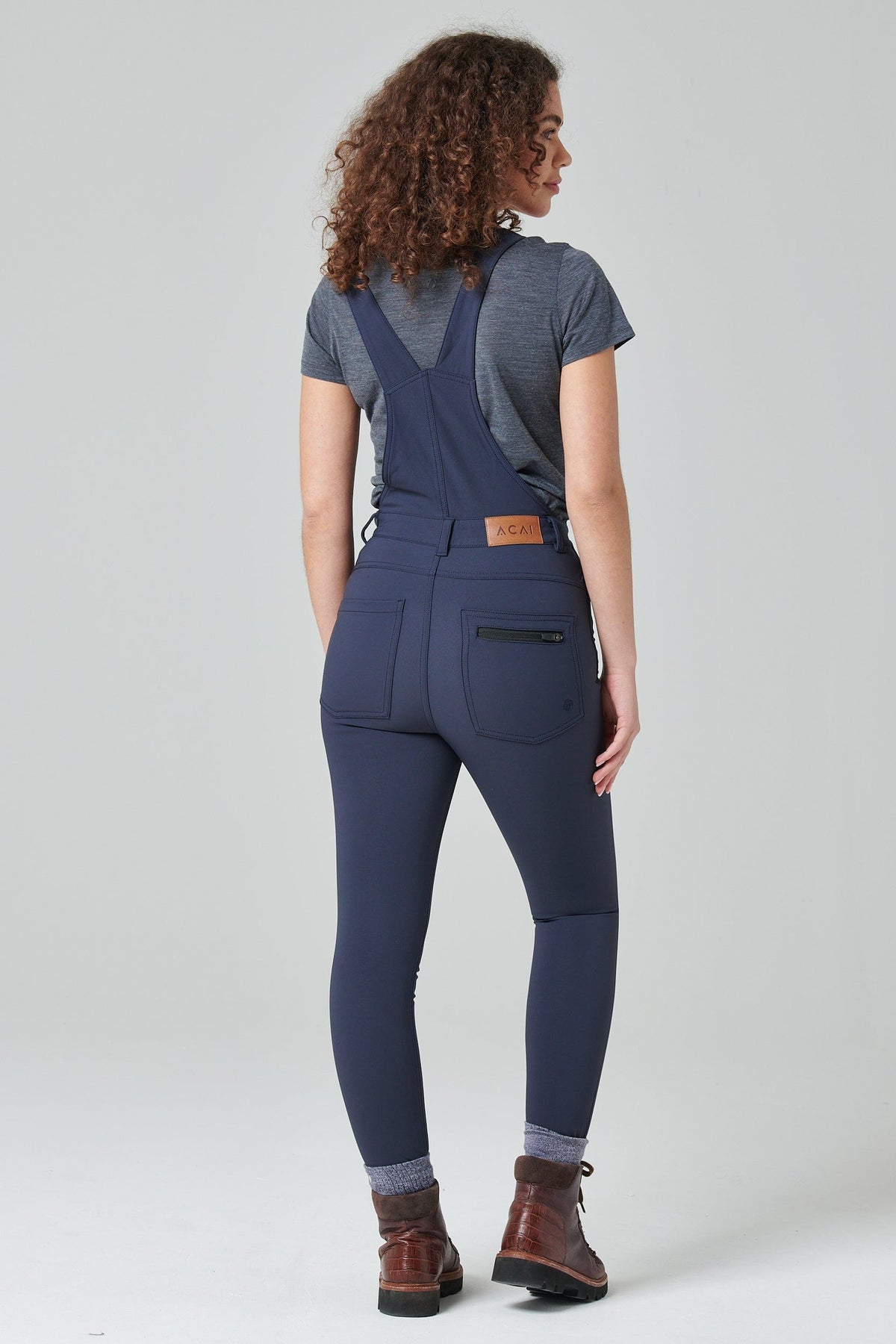 High-Abrasion Outdoor Dungarees - Midnight Blue Trousers  